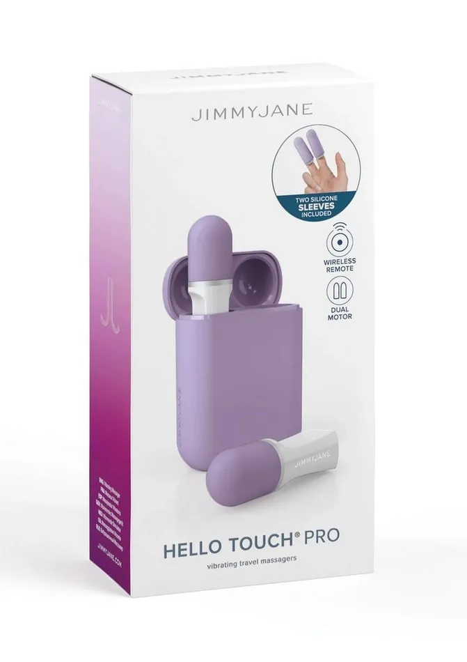 Female Sex Toys Jimmyjane Jimmyjane Hello Touch Pro Rechargeable Finger Massagers with Remote