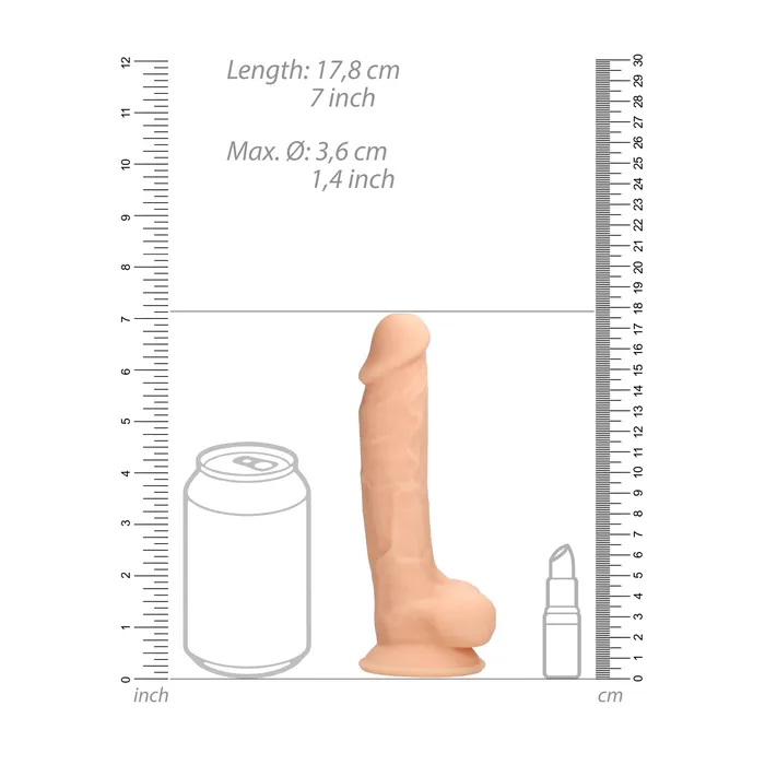 Female Sex Toys RealRock Ultra With Balls 18 RealRock
