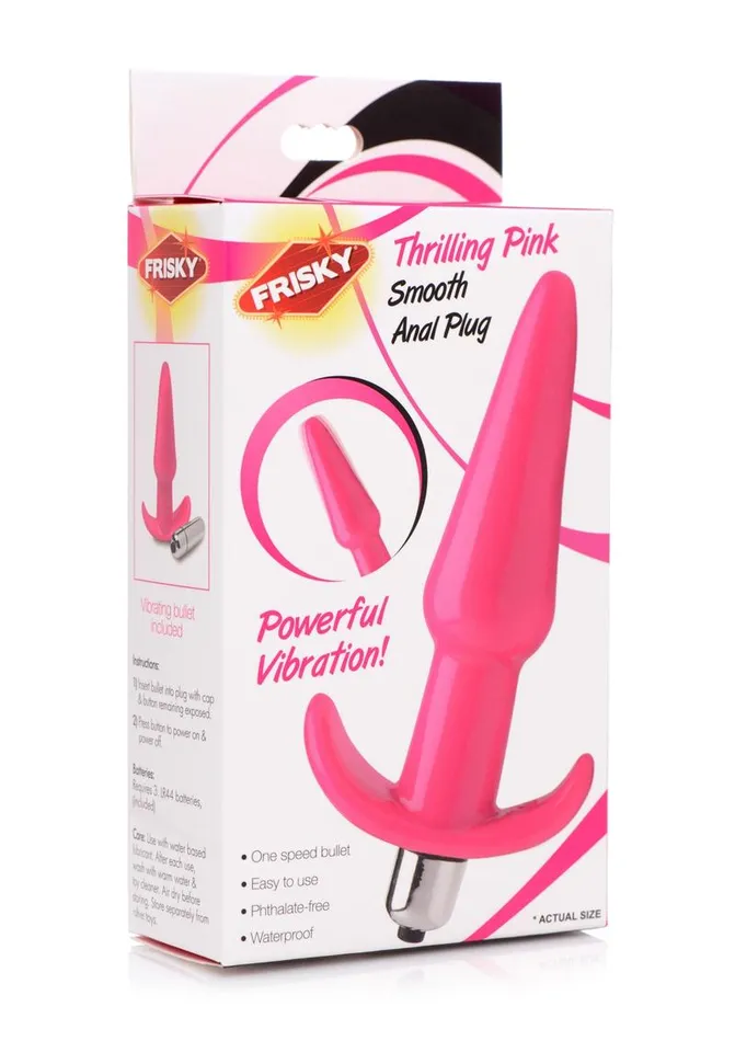Frisky Thrilling Pink Smooth Anal Plug Frisky Anal