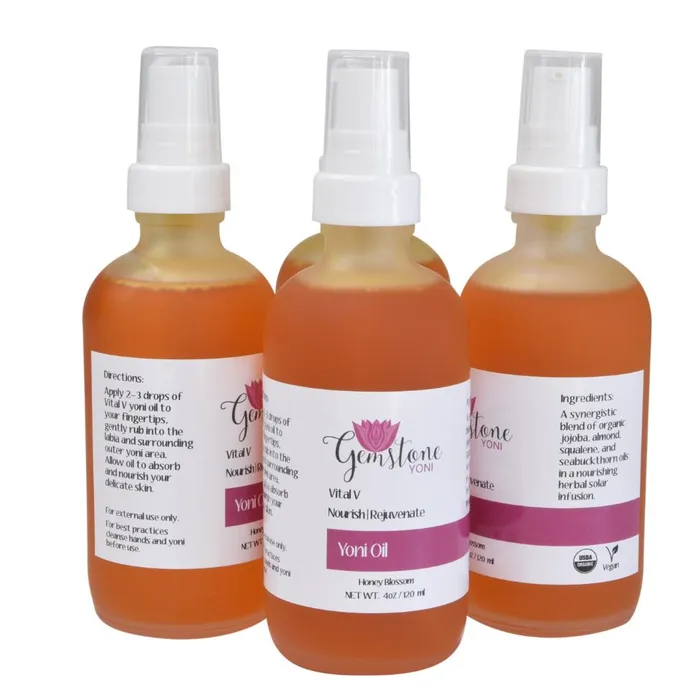 Gemstone Yoni Couples Vital V Organic Yoni Oil