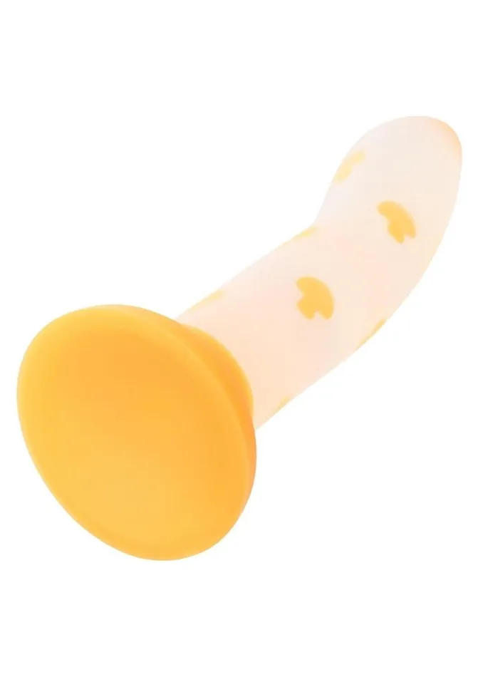 Glow Stick Mushroom Silicone Glow In The Dark Dildo with Suction Base Glow Stick Female Sex Toys