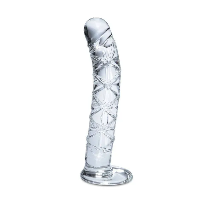Icicles No 60 Textured Realistic Glass Dildo Icicles Dildos