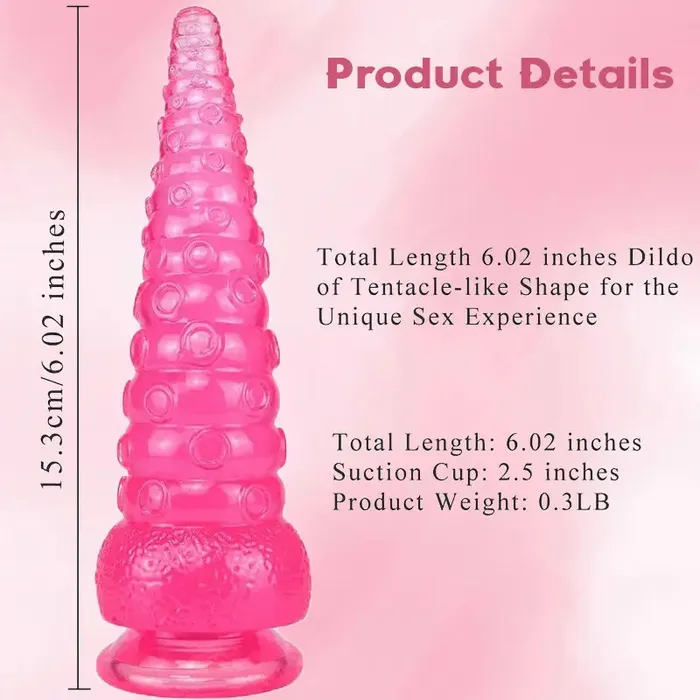 Inyarose Dildos Octopus Tentacles Transparent Dildo