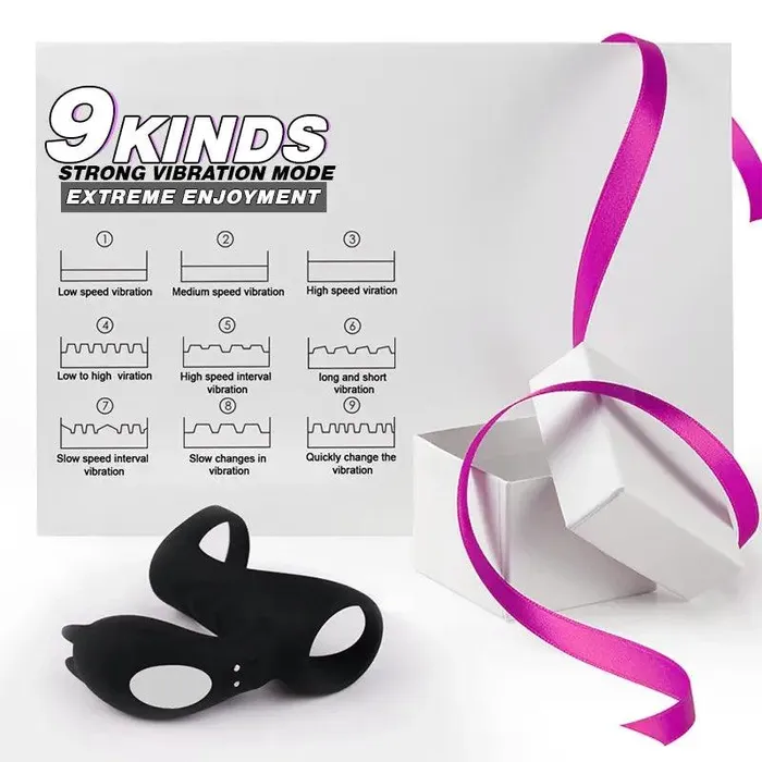 Inyarose Male Sex Toys Vibrating Sperm Locking Ring