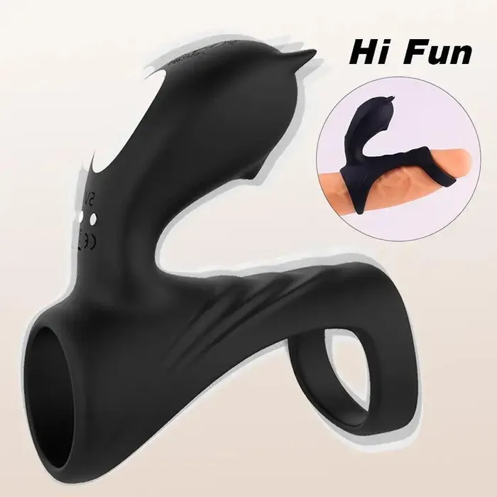 Inyarose Male Sex Toys Vibrating Sperm Locking Ring