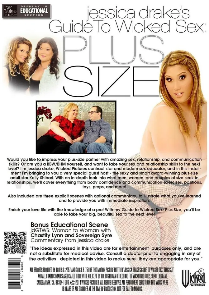 Jessica Drake Guides Couples Jessica Drakes Guide to Wicked Sex Plus Size Sex DVD Jessica Drake Guides Couples Jessica Drakes Guide to Wicked Sex Plus Size Sex DVD