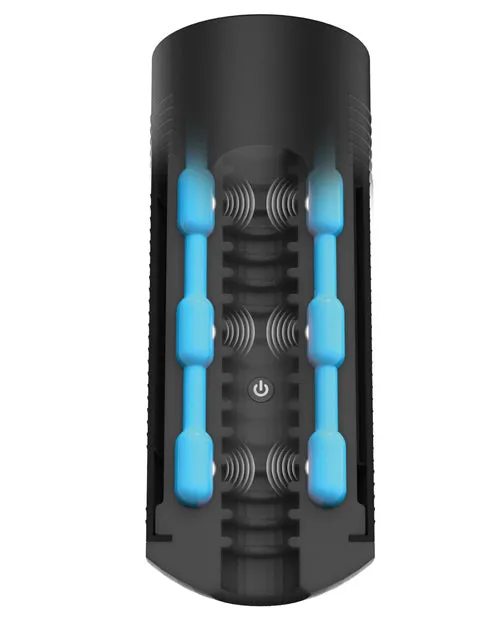 Kiiroo Titan Interactive Vibrating Stroker Black Open Desires Male Sex Toys
