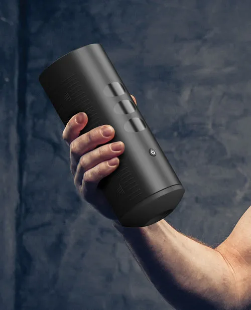 Kiiroo Titan Interactive Vibrating Stroker Black Open Desires Male Sex Toys