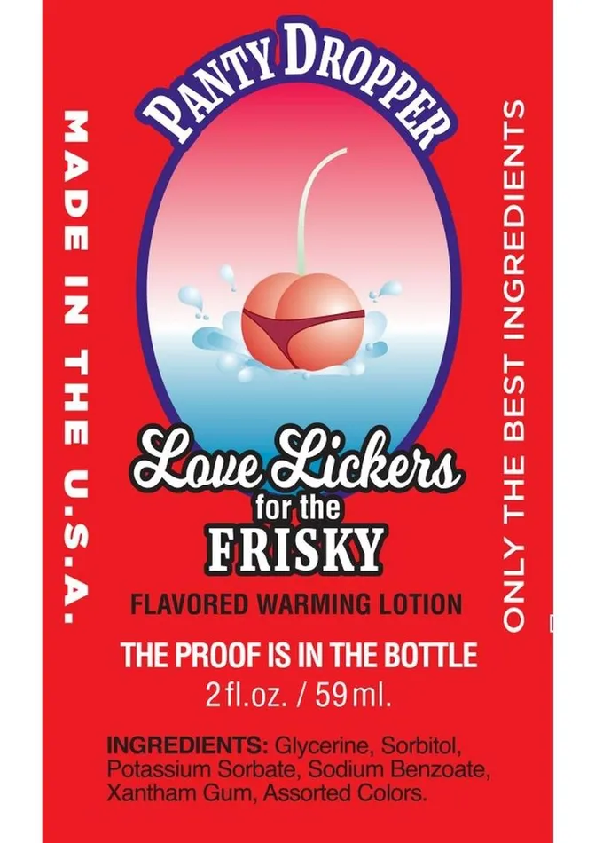 Love Lickers Love Lickers Cherry Flavored Warming Massage Oil 2oz Panty Dropper Couples Love Lickers Love Lickers Cherry Flavored Warming Massage Oil 2oz Panty Dropper Couples