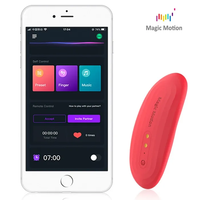 Magic Motion Female Sex Toys Magic Motion Nyx Smart Panties Vibrator With App Control Red Magic Motion Female Sex Toys Magic Motion Nyx Smart Panties Vibrator With App Control Red
