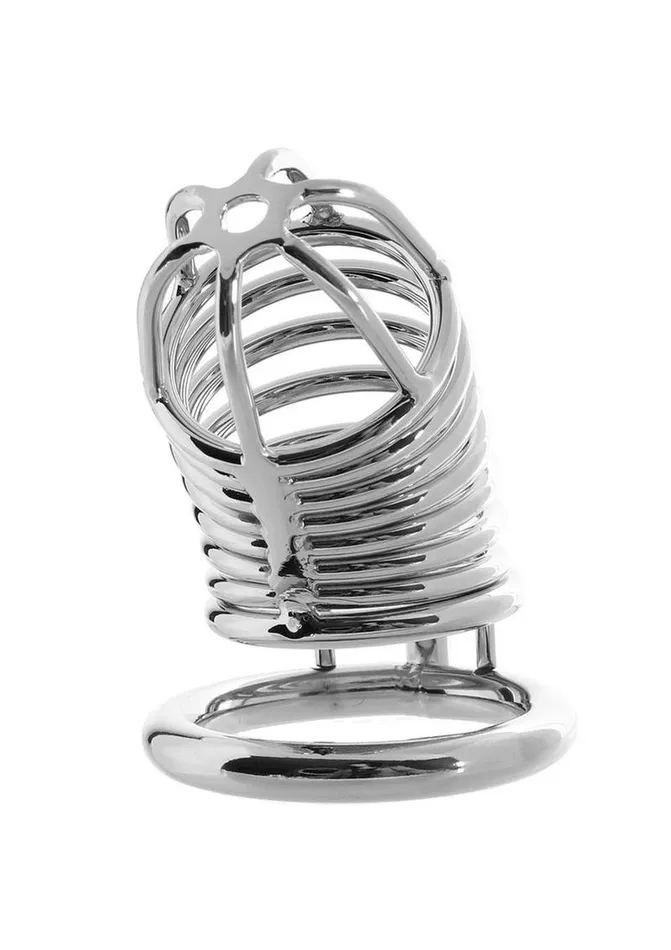 Male Sex Toys Deluxe Chastity Cage Blue Line CandB Gear