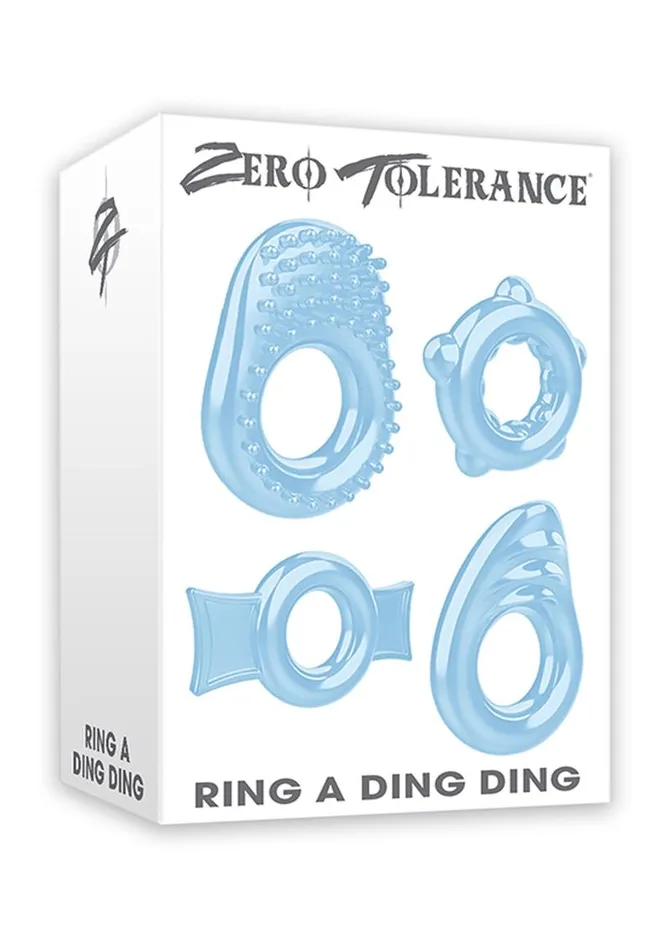 Male Sex Toys Zero Tolerance Zero Tolerance Ring A Ding Ding Cock Ring Kit