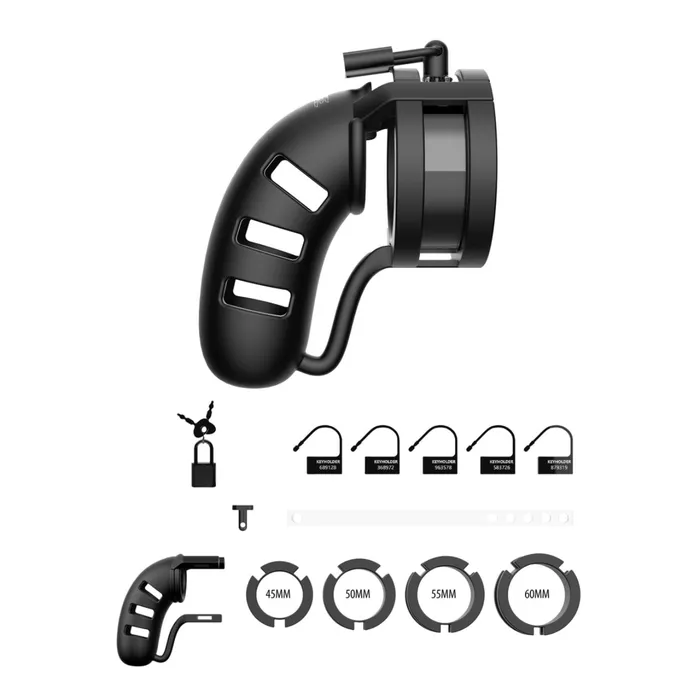 Man Cage Chastity Cock Cage With Ballsplitter Model 19 Black 45 Inch 115cm Man Cage Male Sex Toys Man Cage Chastity Cock Cage With Ballsplitter Model 19 Black 45 Inch 115cm Man Cage Male Sex Toys