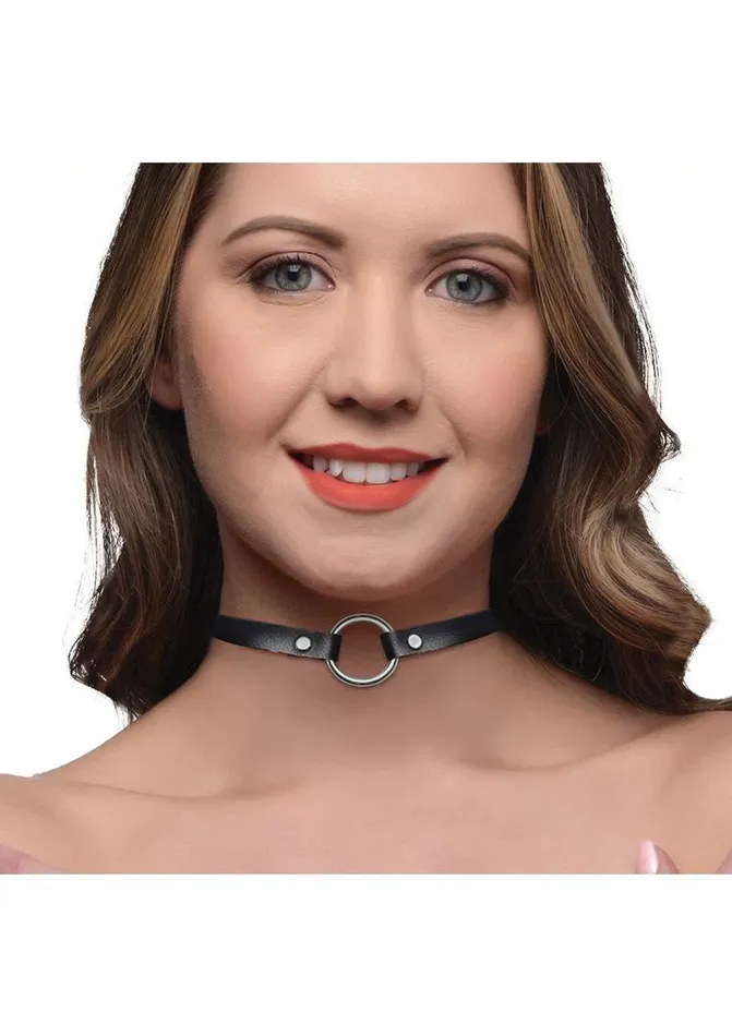 Master Series Male Sex Toys Master Series Silver Ring Slim Choker