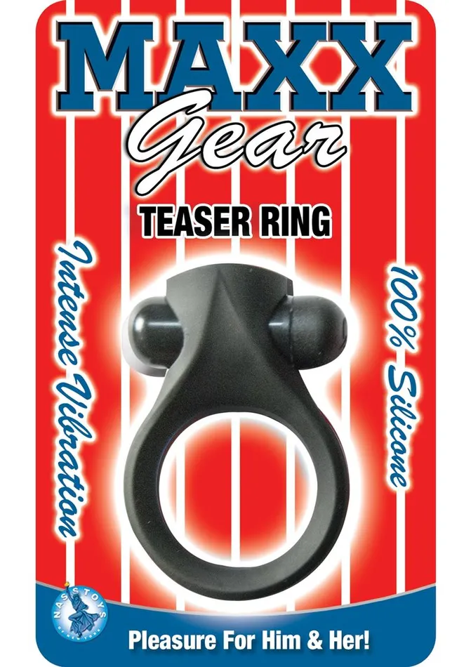 Maxx Gear Maxx Gear Teaser Ring Silicone Vibrating Cock Ring Male Sex Toys Maxx Gear Maxx Gear Teaser Ring Silicone Vibrating Cock Ring Male Sex Toys