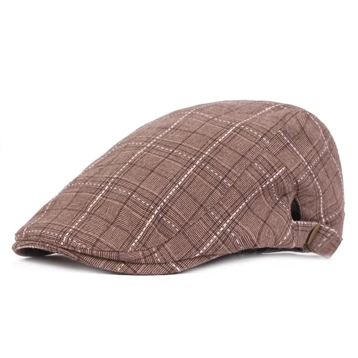 Miller Plaid Cotton Flat Cap mysite Vibrators
