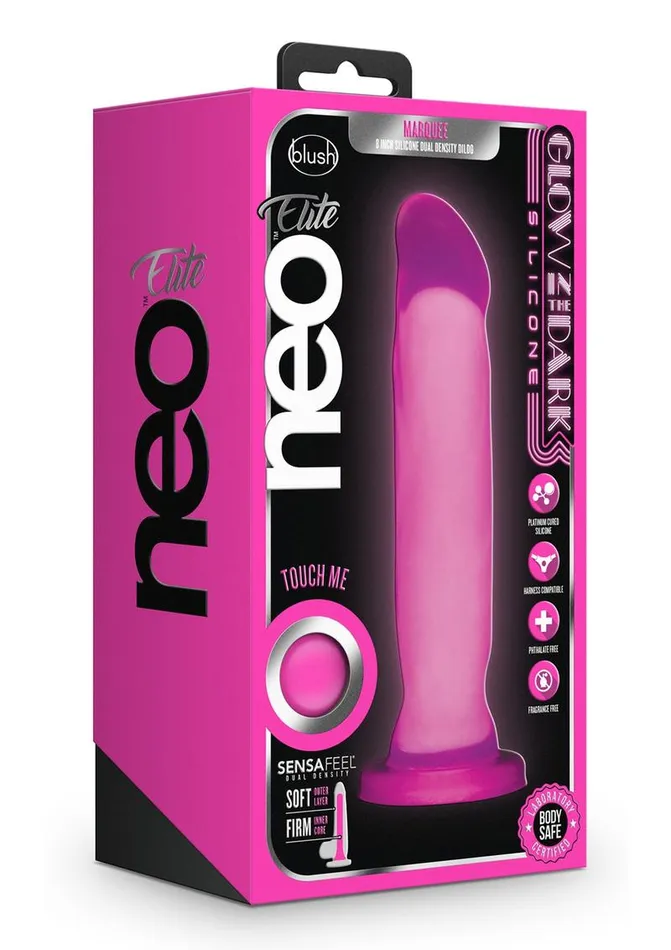 Neo Elite Glow In The Dark Marquee Silicone Dual Dense Dildo Neo Elite Female Sex Toys Neo Elite Glow In The Dark Marquee Silicone Dual Dense Dildo Neo Elite Female Sex Toys