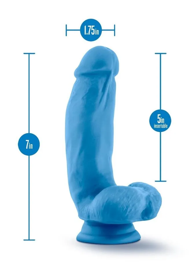Neo Elite Silicone Dual Density Cock with Balls Neo Elite Female Sex Toys