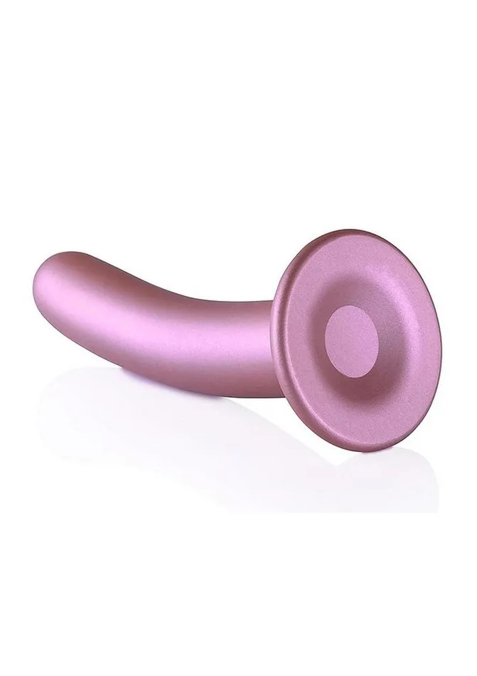 Ouch Female Sex Toys Ouch Smooth GSpot Silicone Dildo 7in Metallic