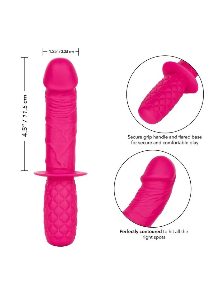 Playful Dongs Anal Silicone Grip Thruster Pink Anal Playful Dongs Anal Silicone Grip Thruster Pink Anal