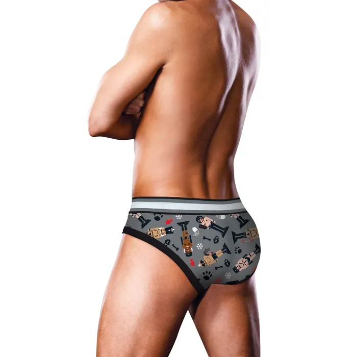 Prowler Anal Prowler Nutcracker Brief Black Grey