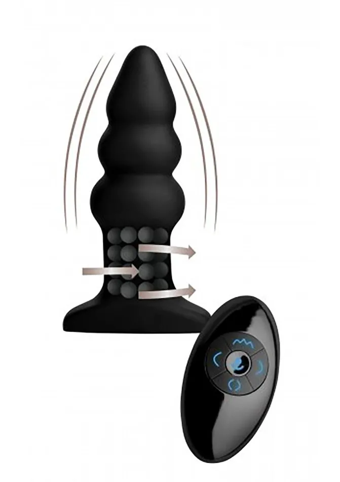 Rimmers Male Sex Toys Rimmers Model I Rechargeable Silicone Rippled Rimming Plug with Remote Control Rimmers Male Sex Toys Rimmers Model I Rechargeable Silicone Rippled Rimming Plug with Remote Control