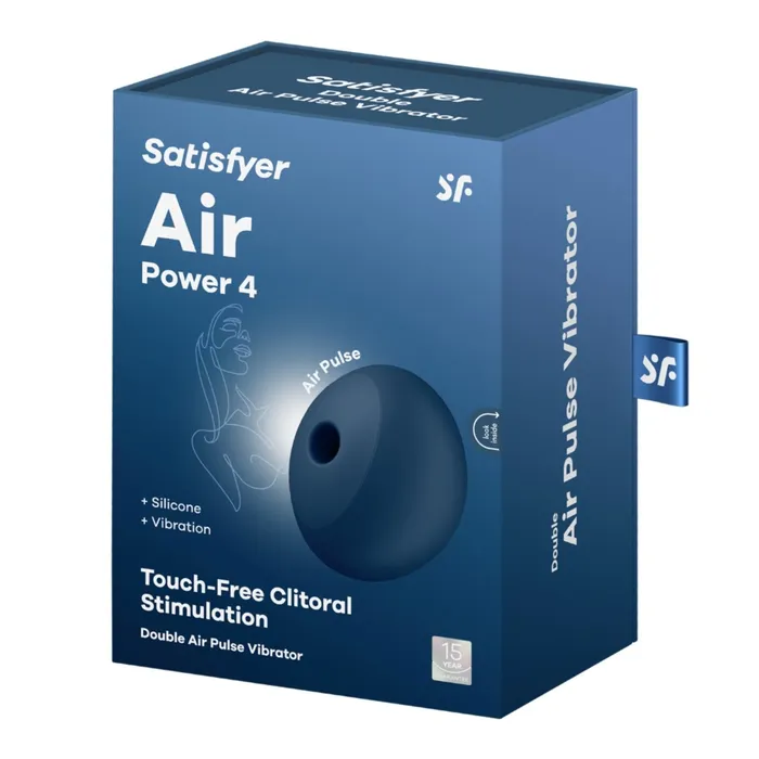 Satisfyer Satisfyer Air Power 4 Double Air Pulse Vibrator Blue Vibrators