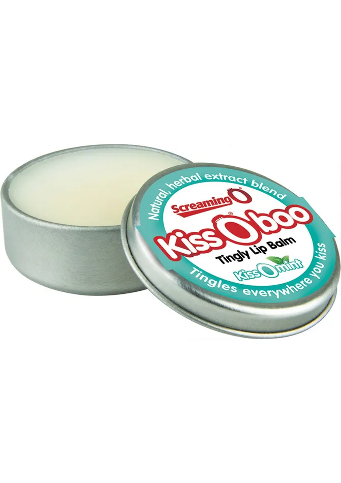 Screaming O Topical Vibrators Kiss O Boo Tingly Lip Balm Peppermint