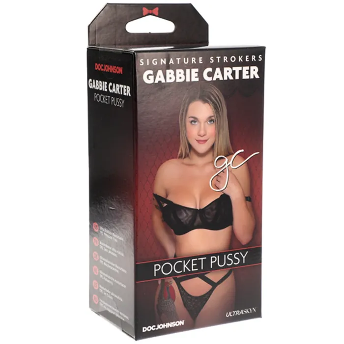 Signature Strokers Male Sex Toys Signature Strokers Gabbie Carter Ultraskyn Pocket Pussy