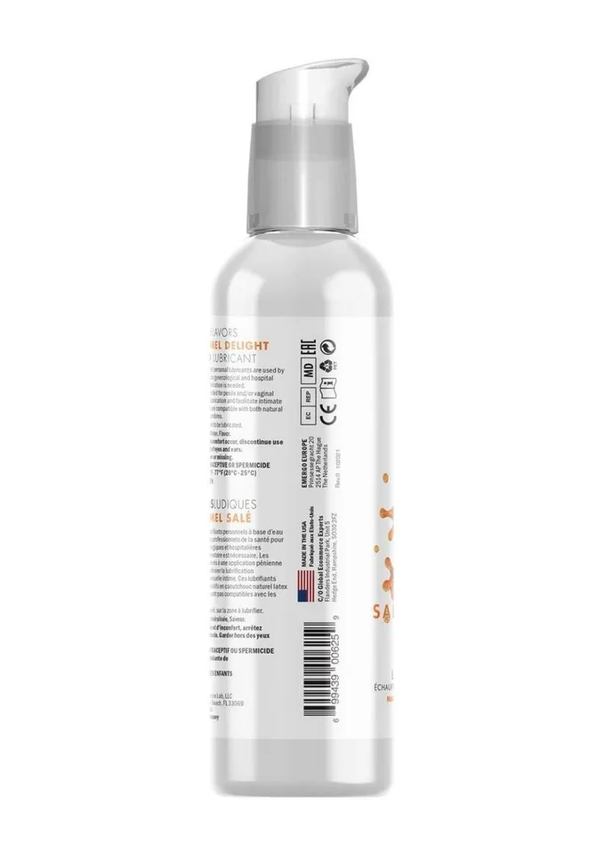 Swiss Navy Lubricants Swiss Navy 4 In 1 Flavored Lubricant 4oz Salted Caramel Delight Swiss Navy Lubricants Swiss Navy 4 In 1 Flavored Lubricant 4oz Salted Caramel Delight