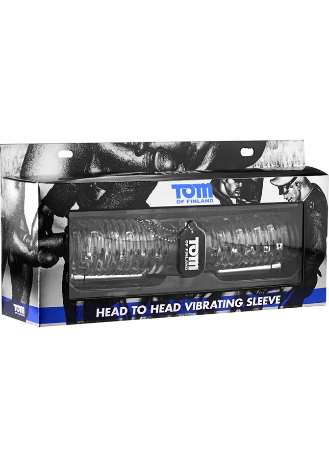 Tom Of Finland Head to Head Vibrating Sleeve TOM OF FINLAND Male Sex Toys