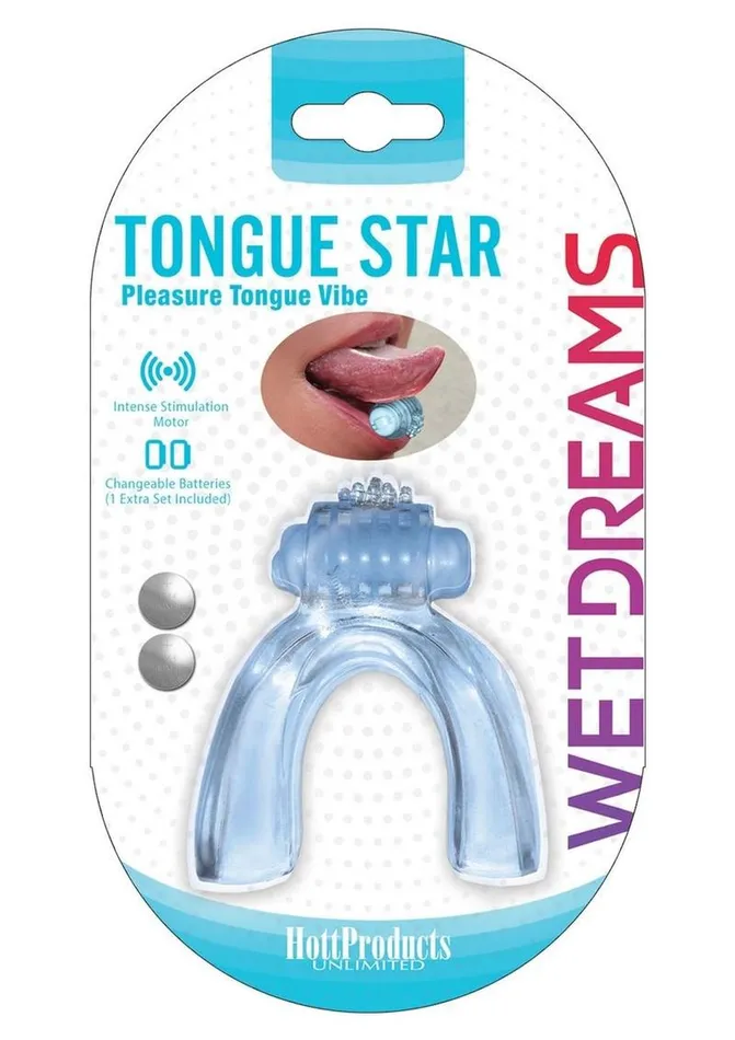 Tongue Star Pleasure Tongue Vibrator Wet Dreams Female Sex Toys