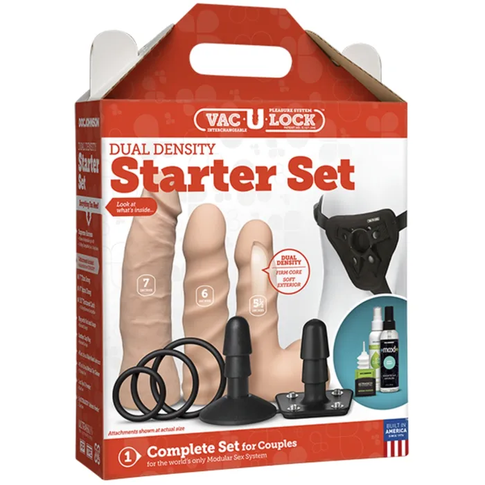 VacULock Female Sex Toys VacULock Dual Density StrapOn Starter Set