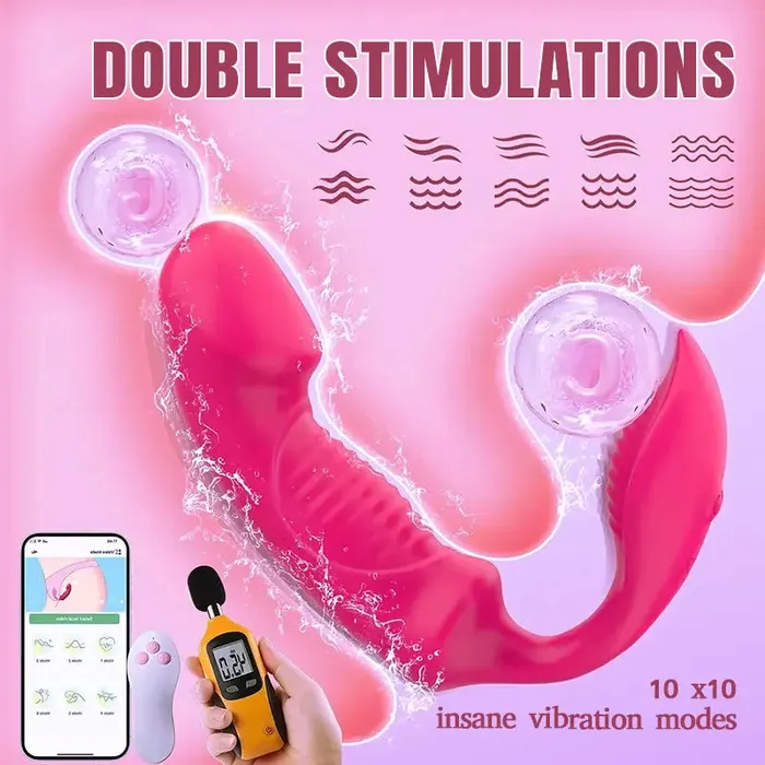 Vibrators Dual Stimulation Wearable Vibrator Inyarose