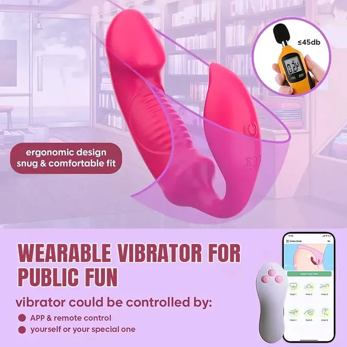 Vibrators Dual Stimulation Wearable Vibrator Inyarose