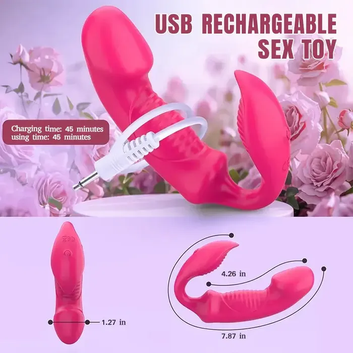 Vibrators Dual Stimulation Wearable Vibrator Inyarose