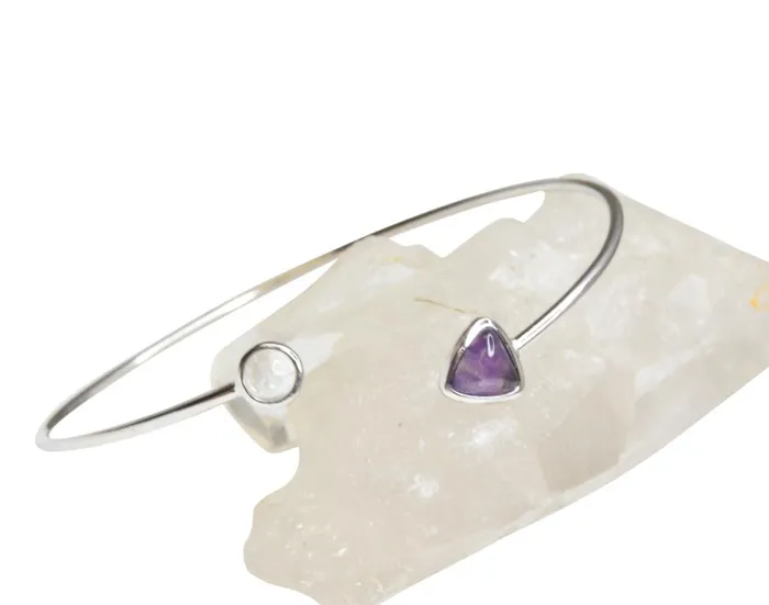 Vibrators Gemstone Yoni Amethyst Cuff Bracelet