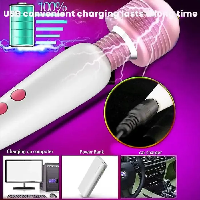 Vibrators Inyarose MultiFrequency Av Vibrator For Women