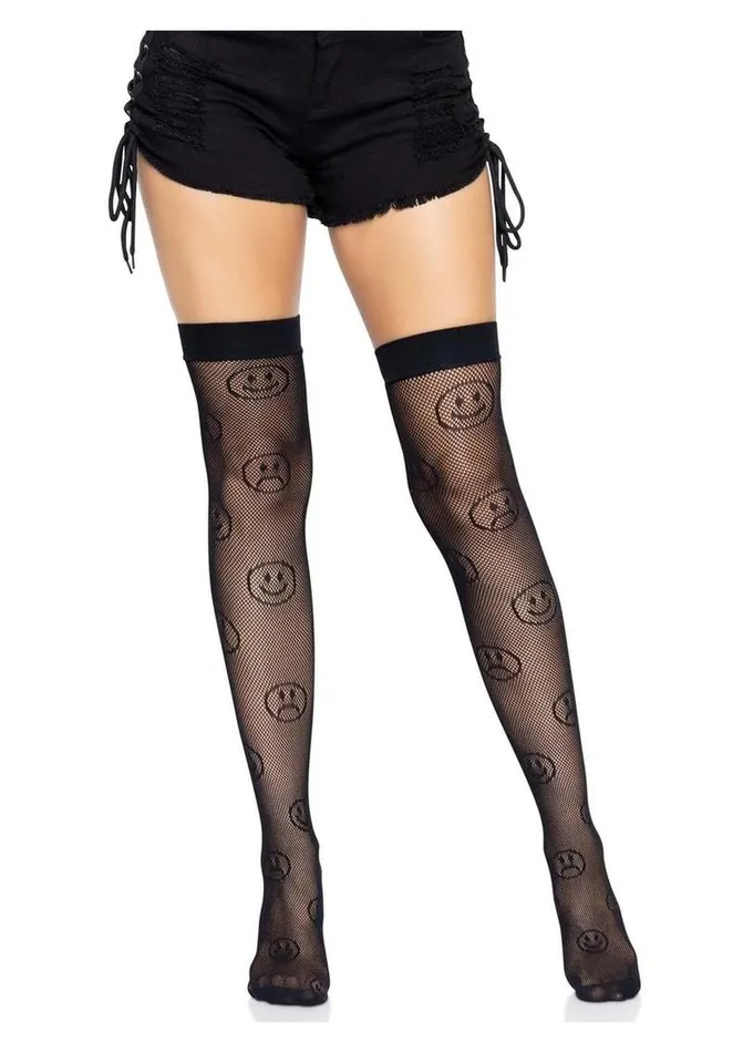 Vibrators Leg Avenue Leg Avenue Mood Swing Fishnet Thigh Highs