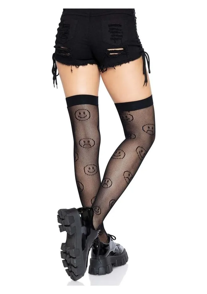 Vibrators Leg Avenue Leg Avenue Mood Swing Fishnet Thigh Highs