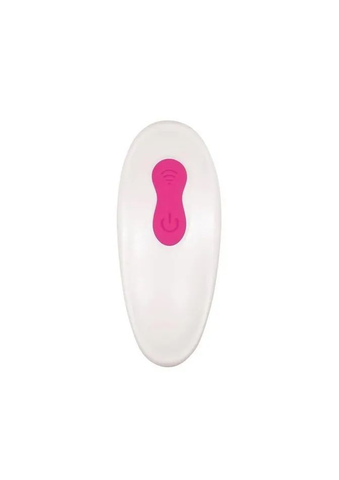 Adam and Eve Adam and Eve Silicone Rechargeable Dual Entry Vibrator with Remote Control Female Sex Toys