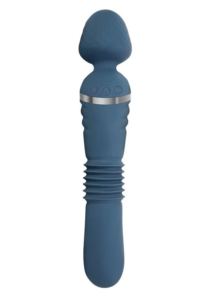 Adam and Eve Dual Ended Thrusting Wand Rechargeable Silicone Vibrator Adam and Eve Female Sex Toys
