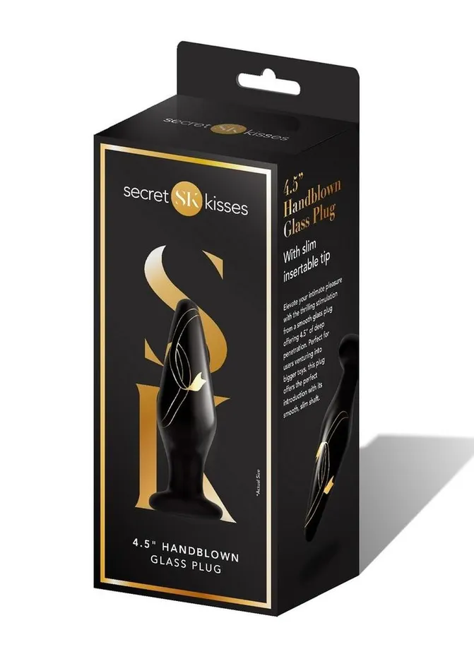 Anal Secret Kisses Secret Kisses Handblown Glass Anal Plug
