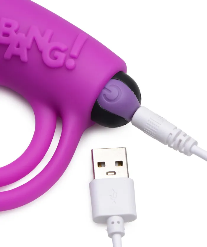 Bang Silicone Cock Ring and Bullet With Remote Control Purple XR Brands Bang Male Sex Toys Bang Silicone Cock Ring and Bullet With Remote Control Purple XR Brands Bang Male Sex Toys