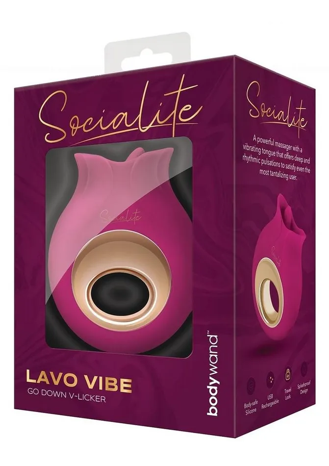 Bodywand Female Sex Toys Bodywand Socialite Lavo Rechargeable Silicone Clitoral Licker Vibe Bodywand Female Sex Toys Bodywand Socialite Lavo Rechargeable Silicone Clitoral Licker Vibe