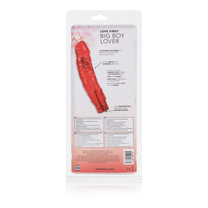 CalExotics Love Vibes Big Boy Lover Vibrators CalExotics Love Vibes Big Boy Lover Vibrators