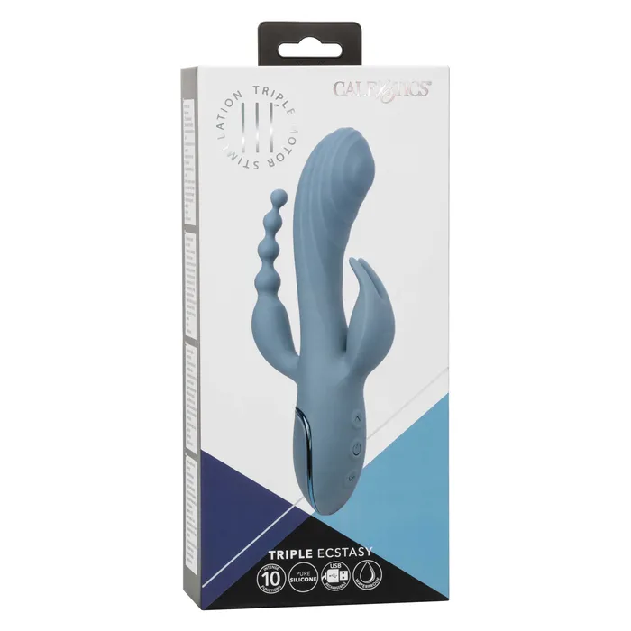 CalExotics Vibrators Iii Triple Ecstasy Blue CalExotics Vibrators Iii Triple Ecstasy Blue