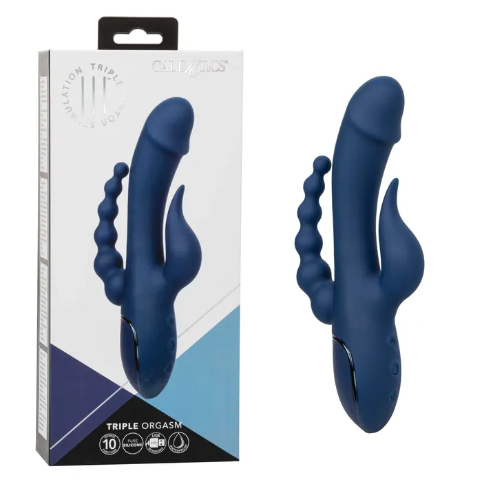 CalExotics Vibrators Iii Triple Orgasm Blue CalExotics Vibrators Iii Triple Orgasm Blue