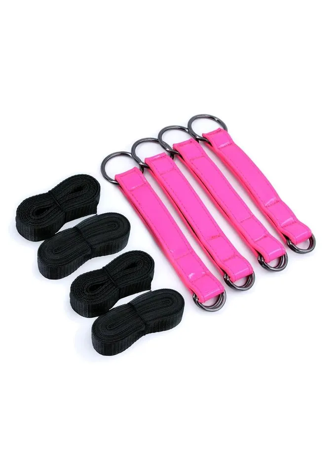 Electra Play Things Couples Electra Play Things Pu Leather Bed Restraint Straps Electra Play Things Couples Electra Play Things Pu Leather Bed Restraint Straps