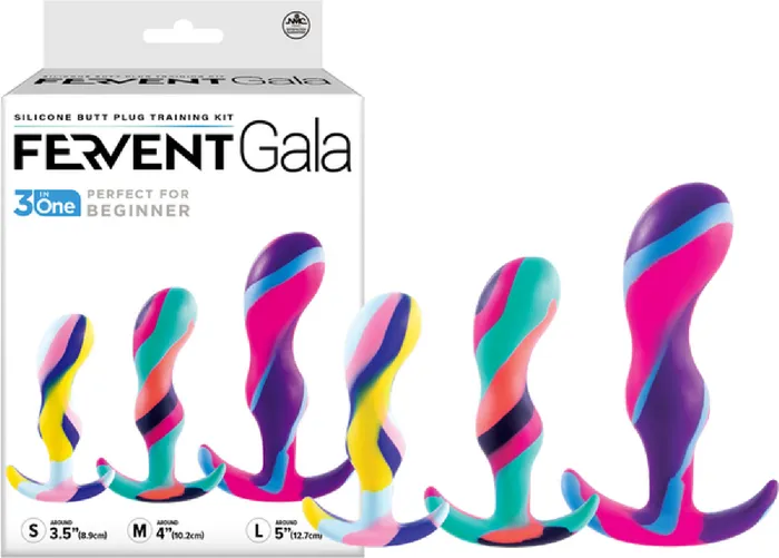 Excellent Power Silicone Butt Plug Training Kit Anal